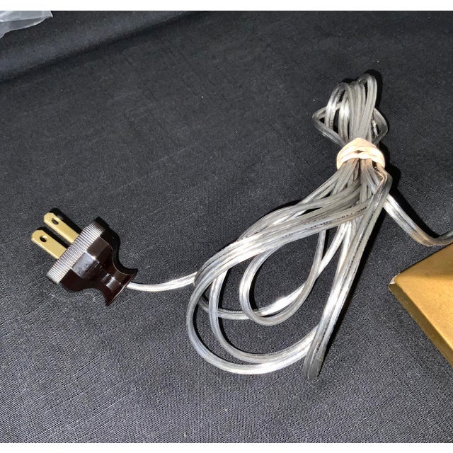 Pair of Paris Porcelain Gilt Napoleon Empire Swan Handled Urn Lamps, Mid to Late 19th Century For Sale - Image 12 of 12