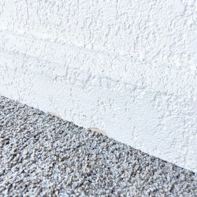 Postmodern Pink Ceramic and Stucco Glass Top Coffee Table For Sale - Image 9 of 11