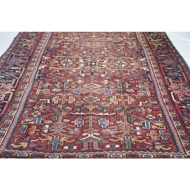 Vintage Heriz Rug 7'3'' x 10'9'' For Sale - Image 9 of 11