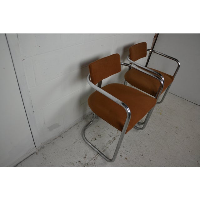 Vintage Chrome Chairs a Pair Chairish