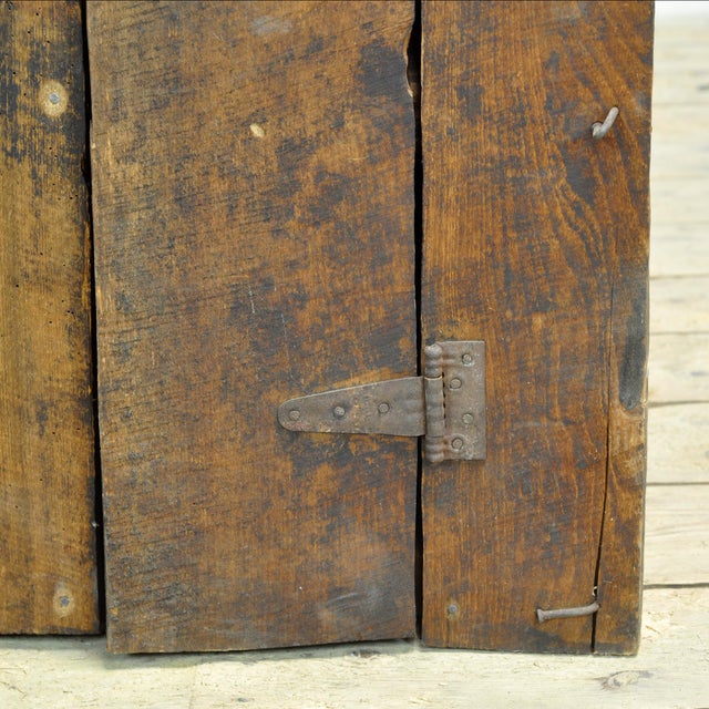 Primitive Wooden Cabinet, 1930 For Sale - Image 10 of 14