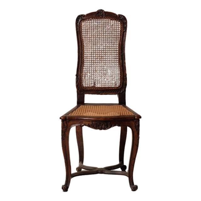 19th Century French Wooden Chair For Sale