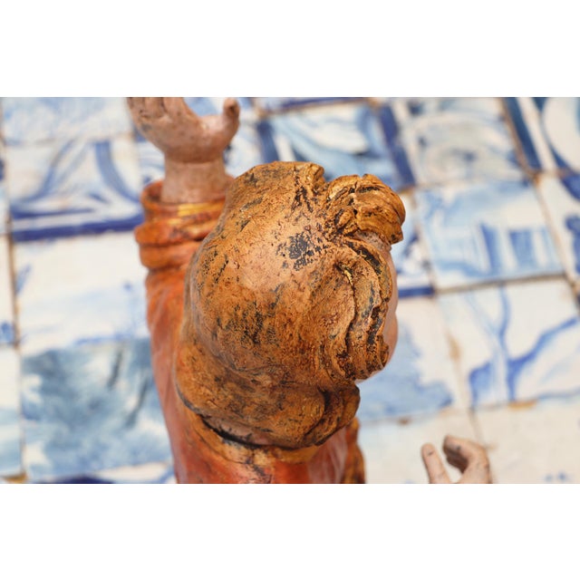 Antique Indo-Portuguese Jesus Christ Child, 17th Century For Sale - Image 12 of 18