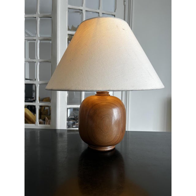 Wooden Table Lamp, 1960s For Sale - Image 12 of 12