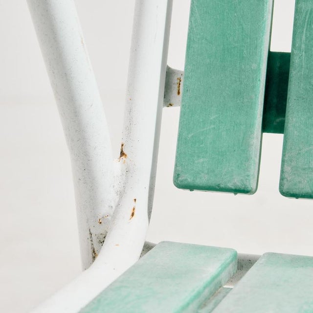 Green Stackable Garden Armchair by Karasek, 1980s For Sale - Image 8 of 14
