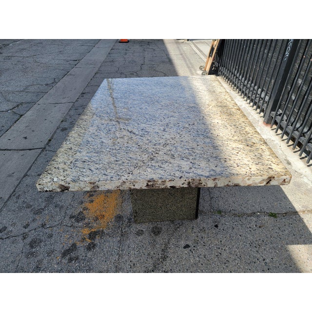 Traditional Vintage Granite Dining Table. For Sale - Image 3 of 18