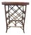 Regency Style Burnt Bamboo Wine Rack/ Serving Tray Top For Sale