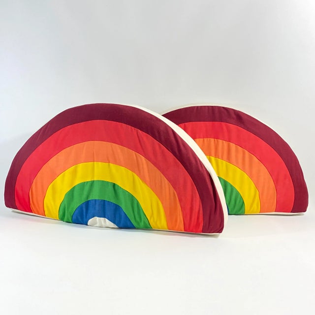 Vintage 1970s quilted pillow with new foam insert. Custom made pillows circa 1970s by the mother of original owner who was...