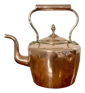 Antique George III Copper Kettle, 1800s