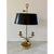 Mid 20th Century French Bouillotte Lamp With Black Tole Shade and Dolphin Motif Base For Sale - Image 12 of 12