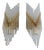 Tubular Crystal Glass Wall Lamps from Venini, Italy, 1970s, Set of 2 For Sale