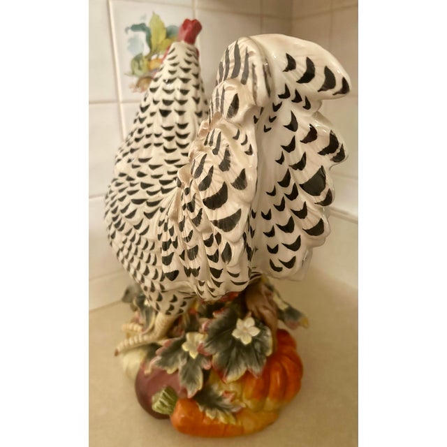 Fitz & Floyd Gardening Gourmet Rooster Figurine For Sale In New York - Image 6 of 7