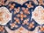 Imari Porcelain 19th Century Japanese Meiji Period Imari Blue Scalloped Chargers Plates - A Pair For Sale - Image 4 of 11