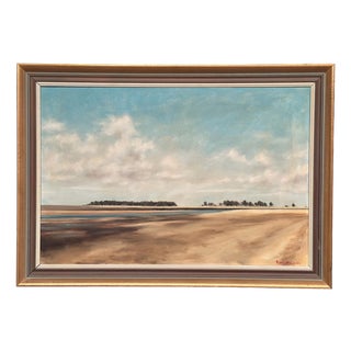 Robin Franklin, Wells Next the Sea, 1960s, Oil on Canvas, Framed For Sale