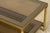 Brass Mid-20th Century French Neoclassical Coffee Table With Brass & Glass For Sale - Image 8 of 17