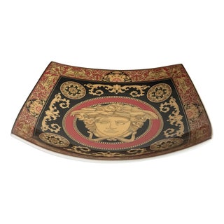 Curved Medusa Bowl by Versace for Rosenthal, 1993 For Sale