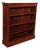19th Century Mahogany and Inlays Open Bookcase For Sale