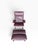 Purple Set of DS 2030 Leather Chair with Ottoman from de Sede, 1970s For Sale - Image 8 of 9