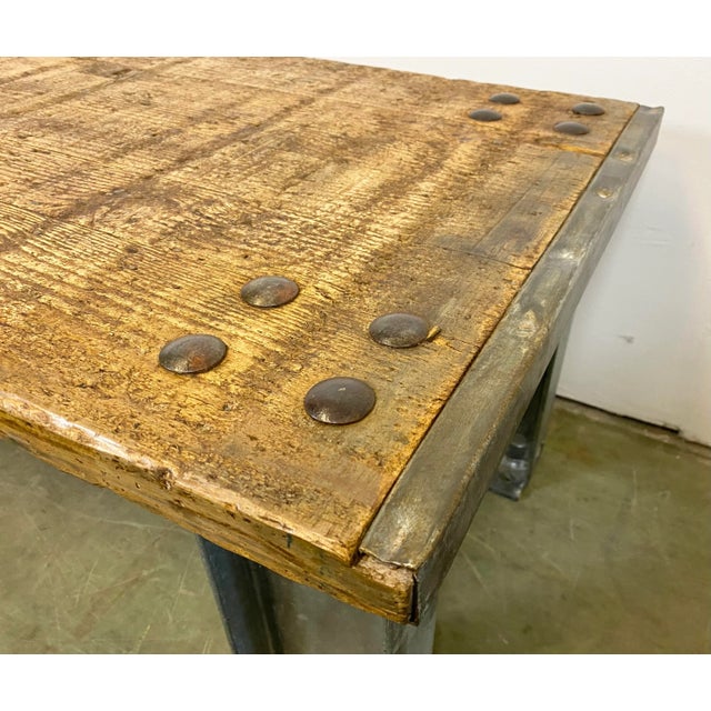 1960s Industrial Coffee Table, 1960s For Sale - Image 5 of 14