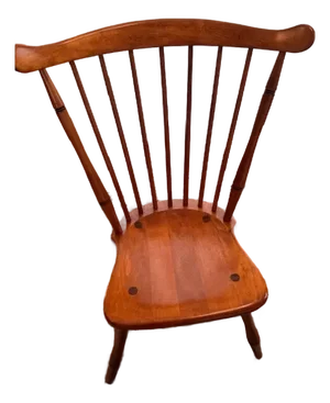 Early 20th Century Antique Reproduction Maple Windsor Chair