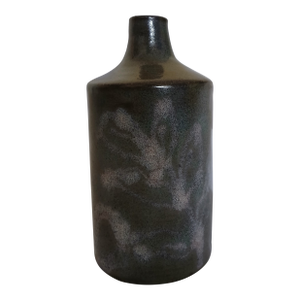 Vintage Japanese Wood Fired Bottle Vase From the Kano Family Studio.