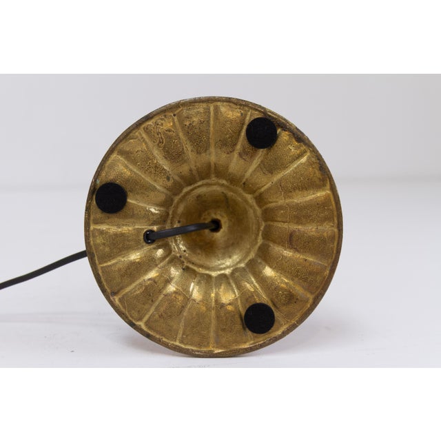 Art Deco Danish Brass Table Lamp, 1930s For Sale - Image 14 of 15
