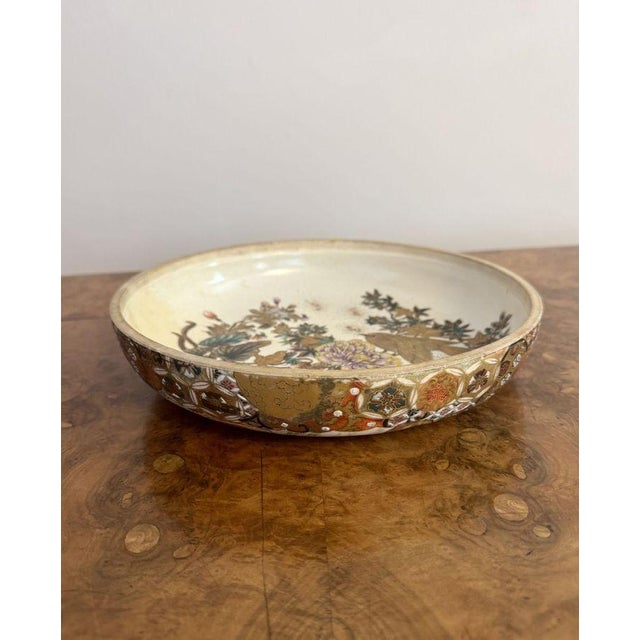 Large Antique Japanese Satsuma Lidded Pot, 1890, Set of 2 For Sale - Image 6 of 7