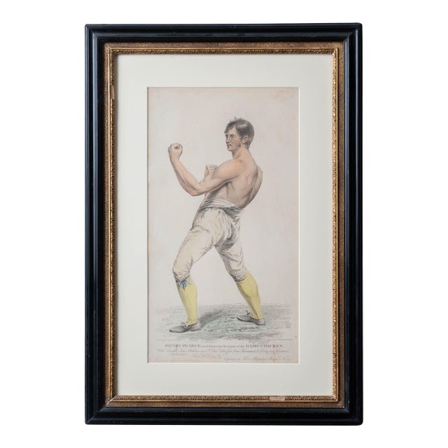 Henry Pearce "Game Chicken" Boxer Engraving, c.1805 For Sale