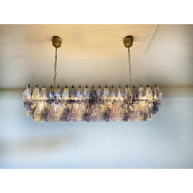 Murano Poliedri Chandelier by Carlo Scarpa, 1990 For Sale - Image 4 of 18