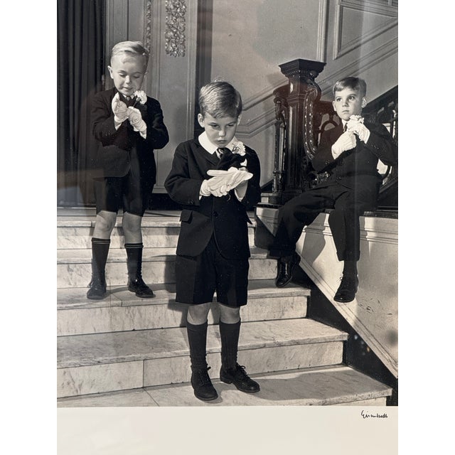 Boys at Dancing School, Waterbury, Connecticut, 1945 Signed by Alfred Eisenstaedt For Sale - Image 4 of 17