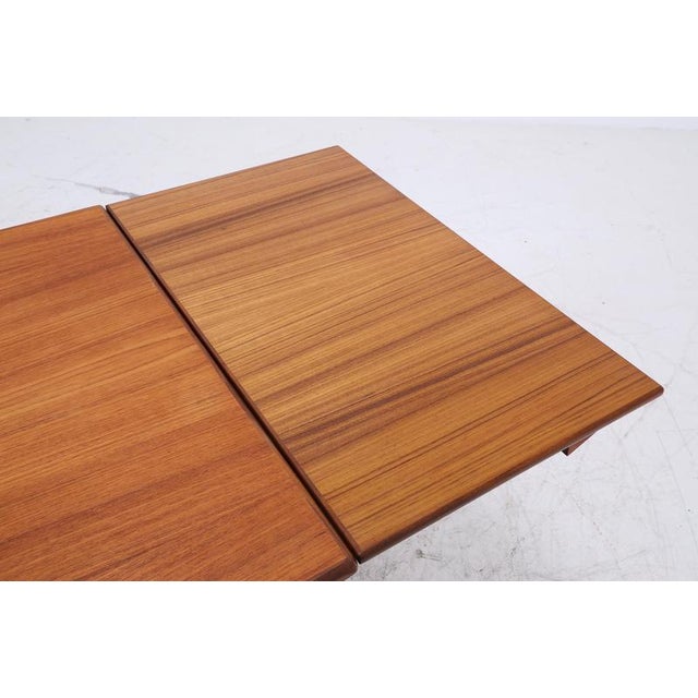 Brown Mid-Century Danish Model 371 Boomerang Extendable Dining Table in Teak by Alfred Christensen, 1960s For Sale - Image 8 of 16