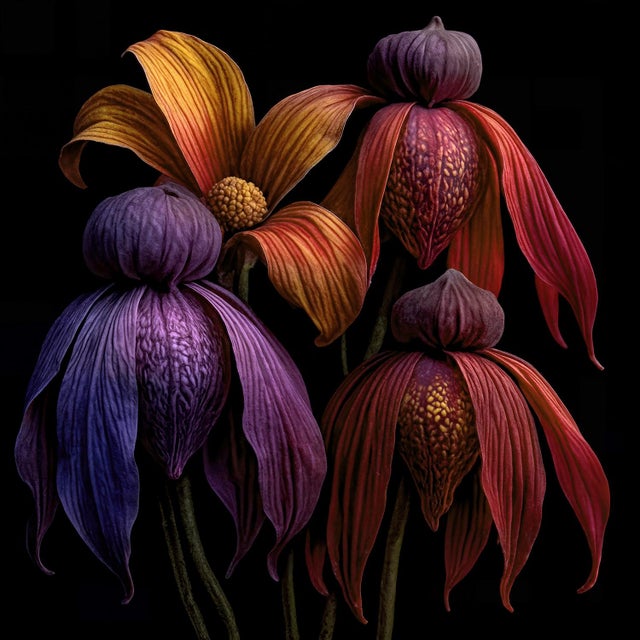 Flames of Flora, Contemporary Photography by Michael Filonow For Sale