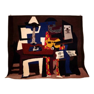 Pablo Picasso 3 Musicians Limited-Edition 172/500 Rug or Wall Hanging by Desso For Sale
