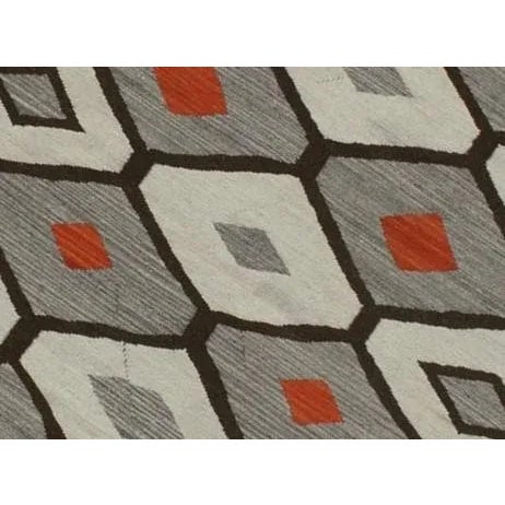 A beautiful hand-woven kilim made of 100% wool, dyed with all natural dyes made from vegetable pigments. The outstanding...