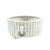 A charming, vintage cache pot by Mottahedeh. Features faux bamboo detailing accented by stylized ring handles to each...
