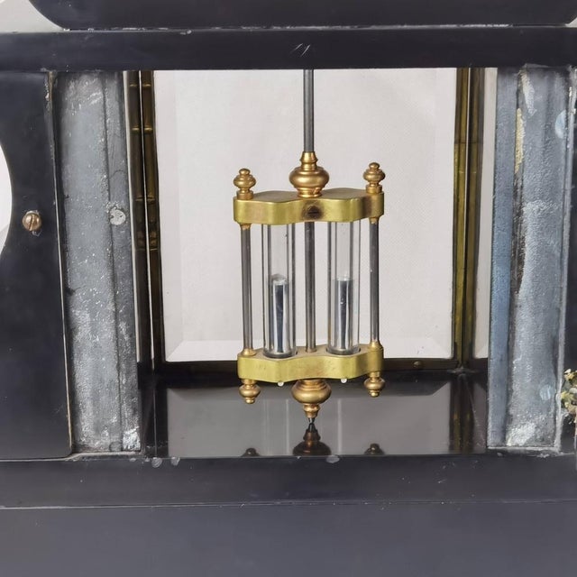 Antique Clock with Mercury Pendulum, 1890 For Sale - Image 13 of 18