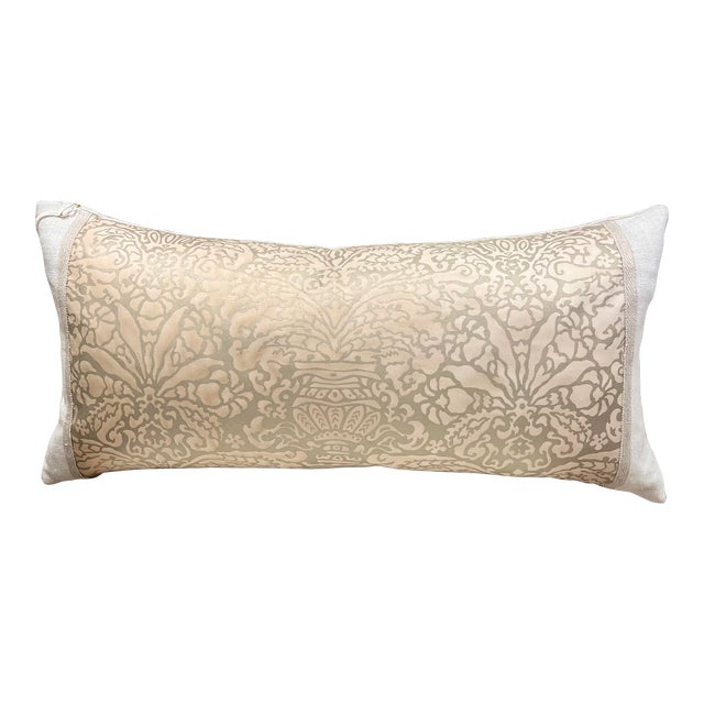 Salmon Fortuny Skinny Lumbar Pillow Chairish