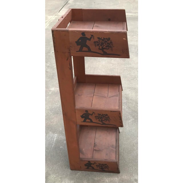 Mid-Century Modern Vintage R. H. Phillips Wine Rack For Sale - Image 3 of 10