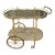 Italian Neo-Classic Brass Bar or Tea Cart For Sale