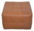 Ottoman in Cognac Anilin Leather For Sale