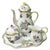 A beautiful vintage Herend Hungary tea and coffee service in the celebrated Queen Victoria VBO pattern, dating to 1980....
