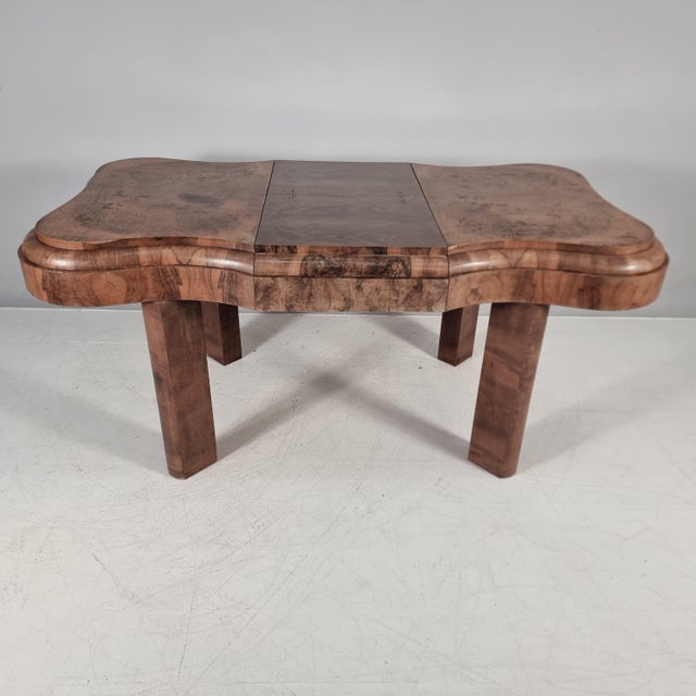 Art Deco Wood Table, 1940s For Sale - Image 4 of 14