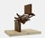 Thomas röthel (*1969 ansbach), gradual rotation, around 2005. Steel with rust patina mounted on stone plate. Overall...