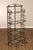 High Quality American Made Wrought Iron Étagère By Morecraft Featuring A Black Painted Frame With Decorative Scrollwork...