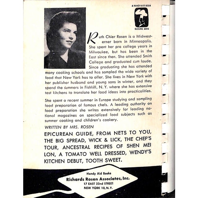 "Thank You Mister Columbus the Choice Cuisine of Italy" 1956 Rosen, Ruth Chier For Sale - Image 4 of 7