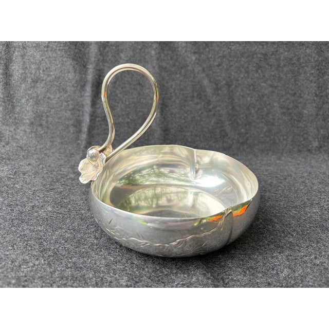 Antique James Tufts Silverplate Bon Bon Dish For Sale - Image 9 of 18