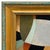 Various Artists Contemporary Abstract Color-Block Oil Painting in Vintage Frame For Sale - Image 4 of 6