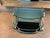 Gorgeous, two tiered mirrored and chrome, vanity, table, exceptional, and substantial craftsmanship