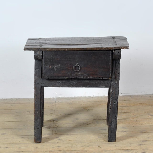 Spanish Oak Side Table, 1750 For Sale - Image 16 of 16