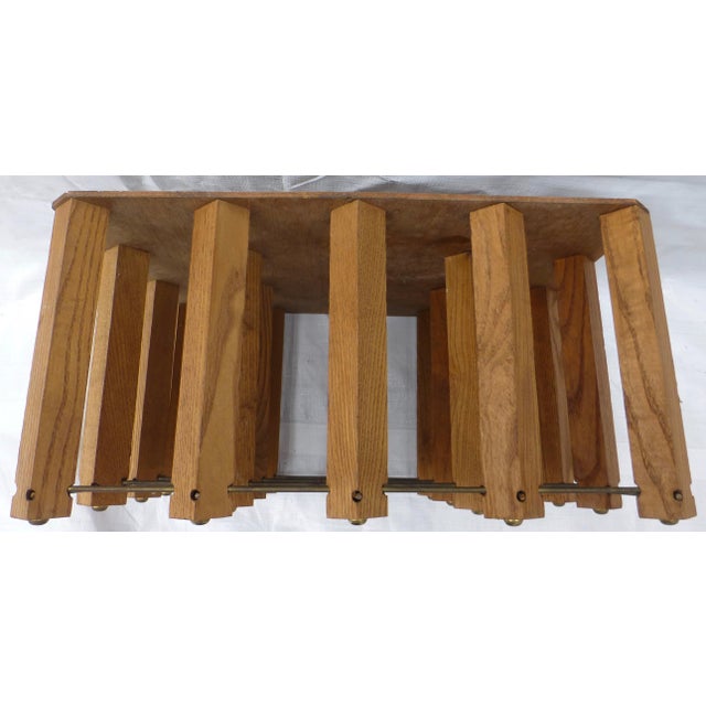 Mid-Century Modern Wine Rack | Chairish